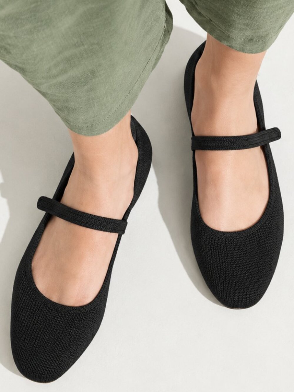 Rothy's The Square Mary Jane - Black - 8.5 - NWT